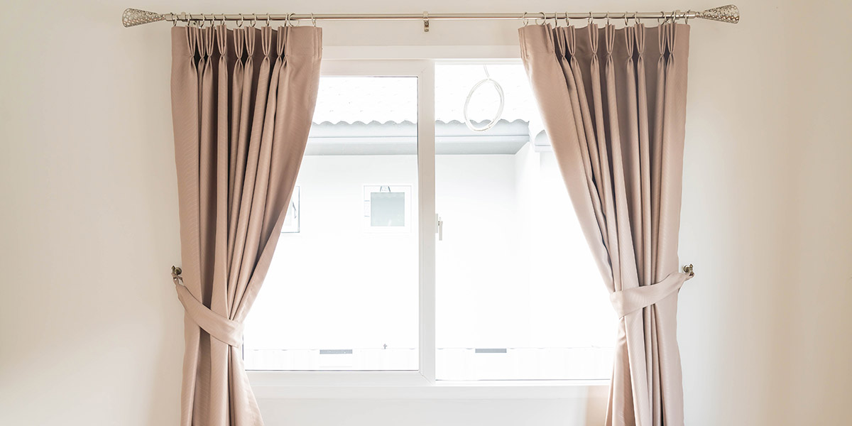 home interior window curtains